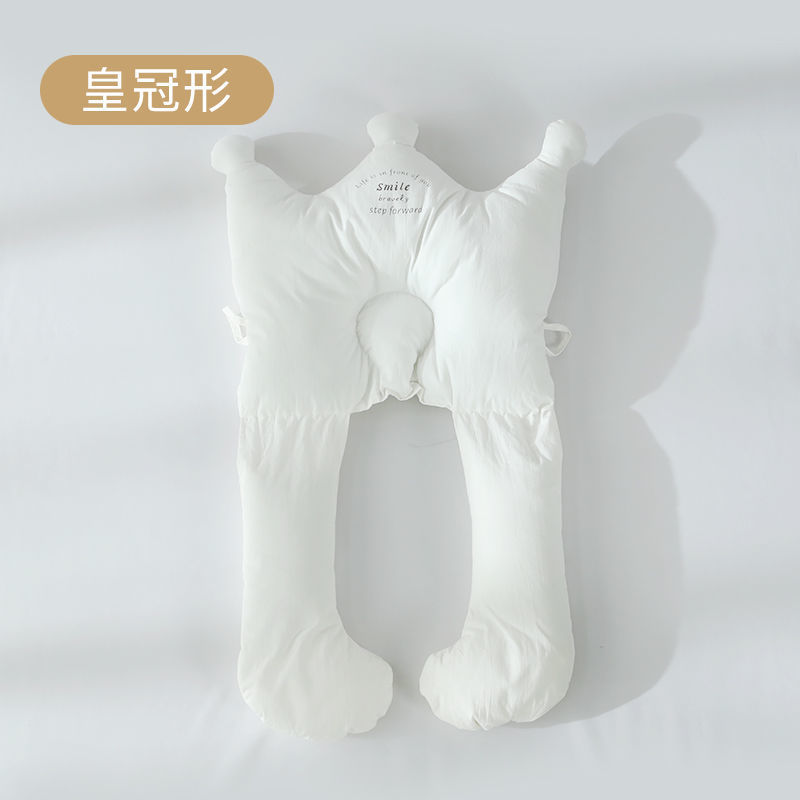 Nooer Baby Anti-Deviation Head Shaping Pillow Newborn Correction Anti-Startle Adjustable Pillow Label Customization