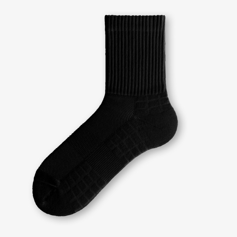 Best-Seller on Douyin Autumn and Winter Towel Bottom Cotton Socks Man's Sports Socks Deodorant and Sweat-Absorbing Male Socks Cotton Socks Anti-Pilling Socks