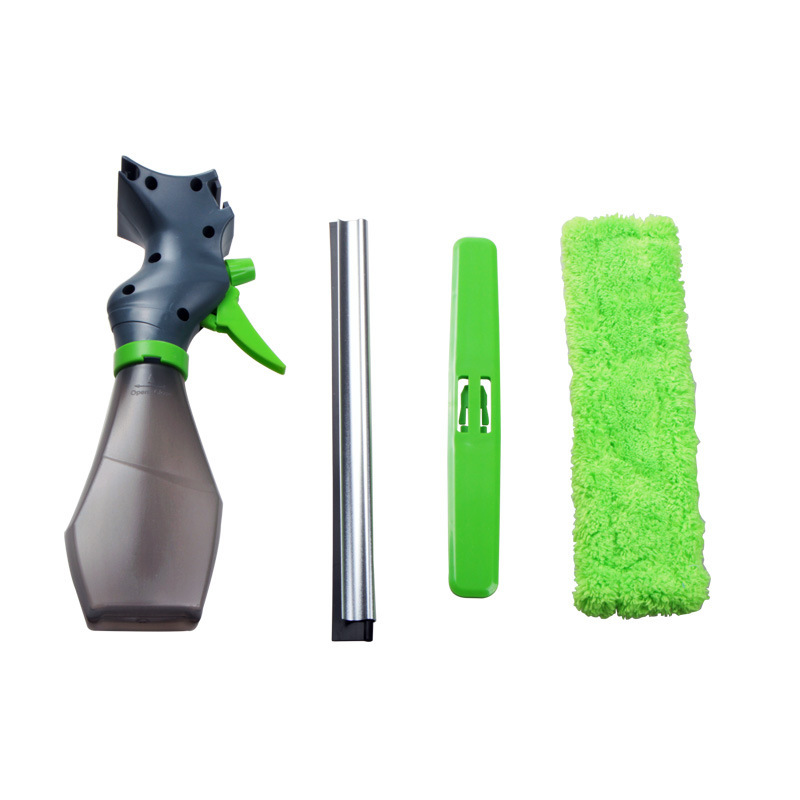 Cross-Border Multi-Functional Water Spray Mist Spray Window Cleaner Household Wipes Glass Car Glass Wiper Three-in-One Cleaner