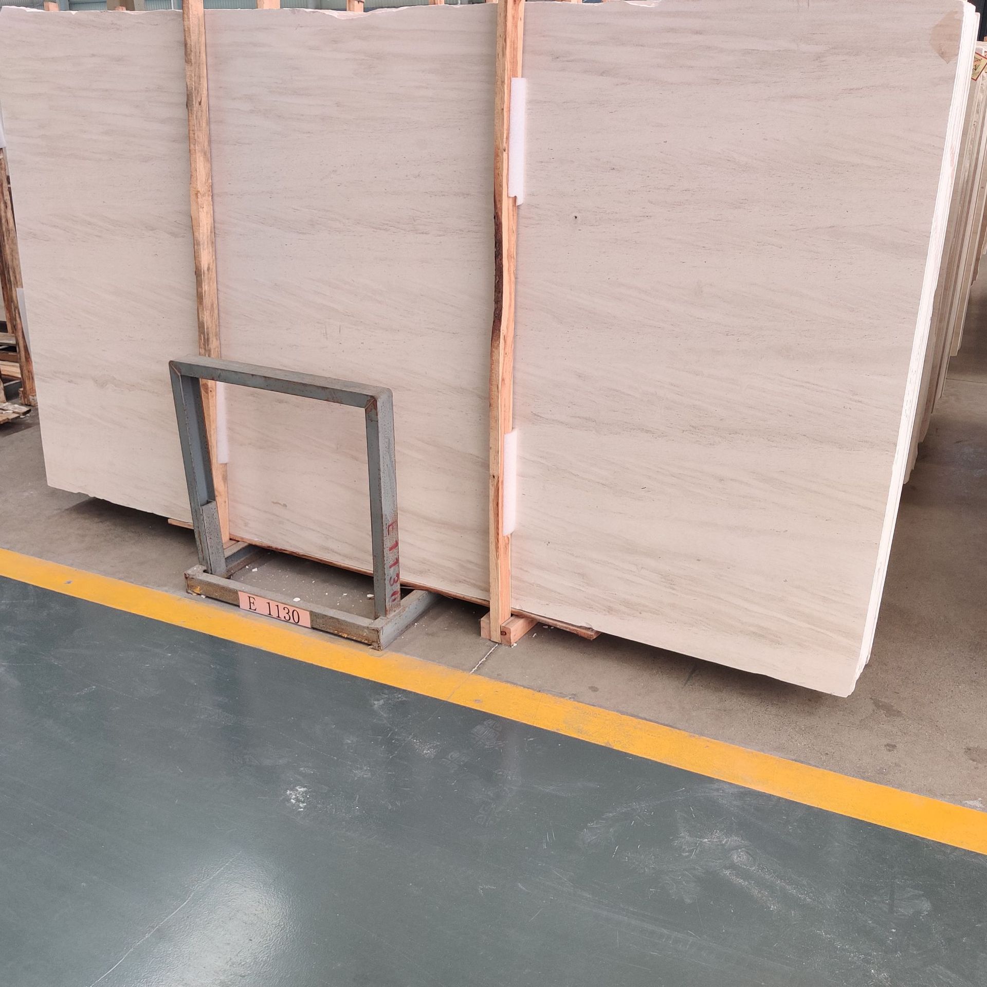 米黄色直纹天然大理石800*800*18mm法国灰木纹地砖背景墙工程石材