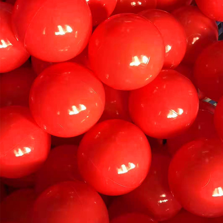 成都奇贝乐8cm彩色海洋球厂家销售儿童淘气堡大球池马卡龙波波球
