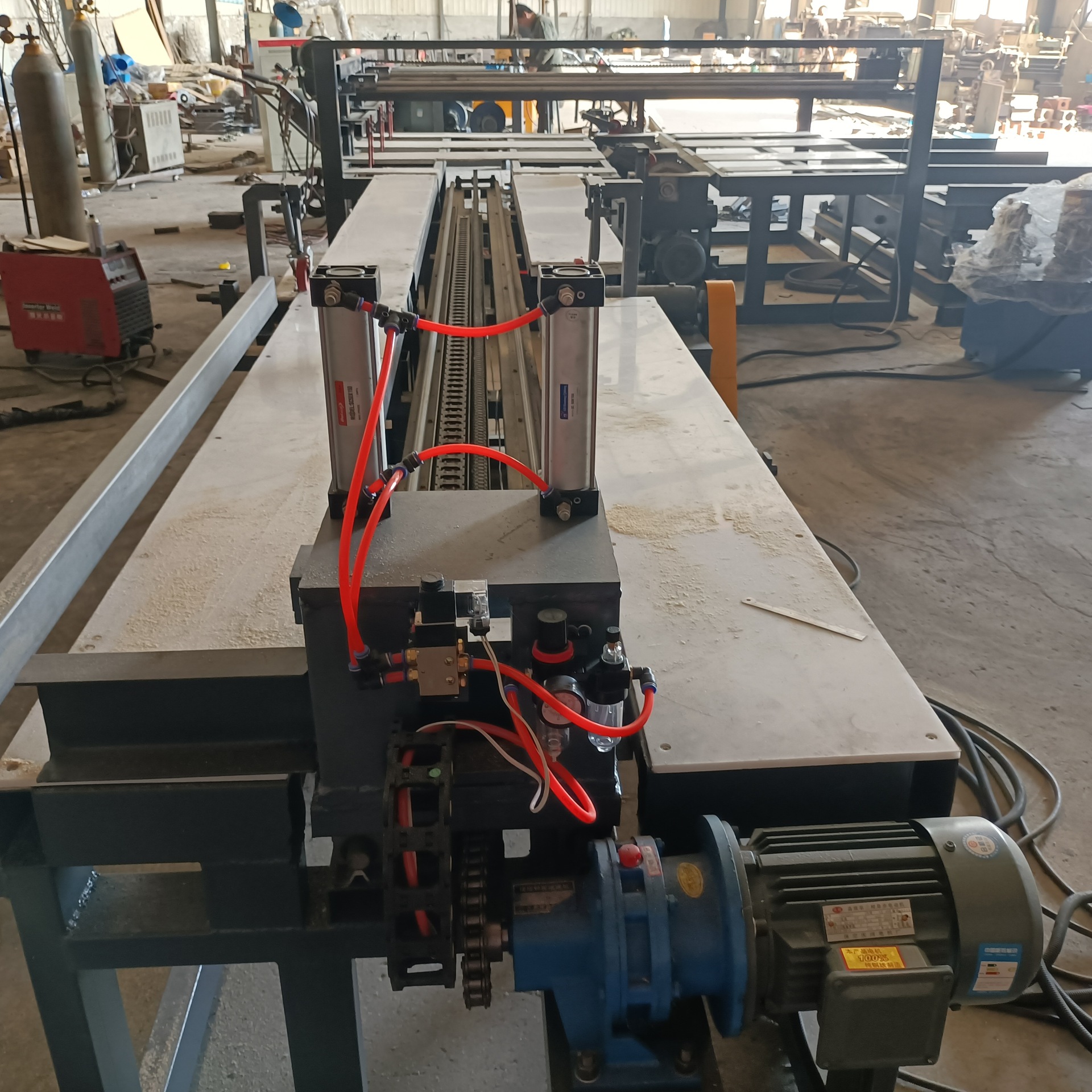 简易四边锯全自动板材四边锯胶合板纵横四边锯门板修边机