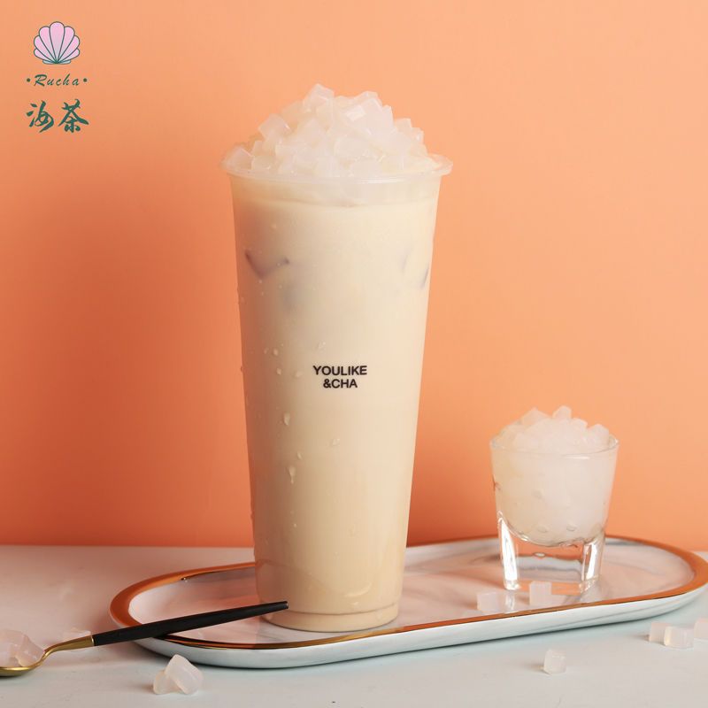 奶茶优而特椰果粒芒果味店专用刨冰粥配料彩色方形大颗粒原料批发