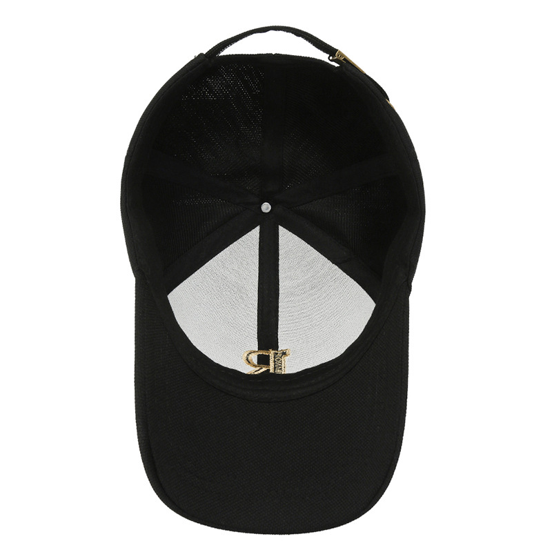 2023 New Baseball Cap Korean Style Versatile Outdoor Exercise Casual Cap Peaked Cap Embroidered R Letters