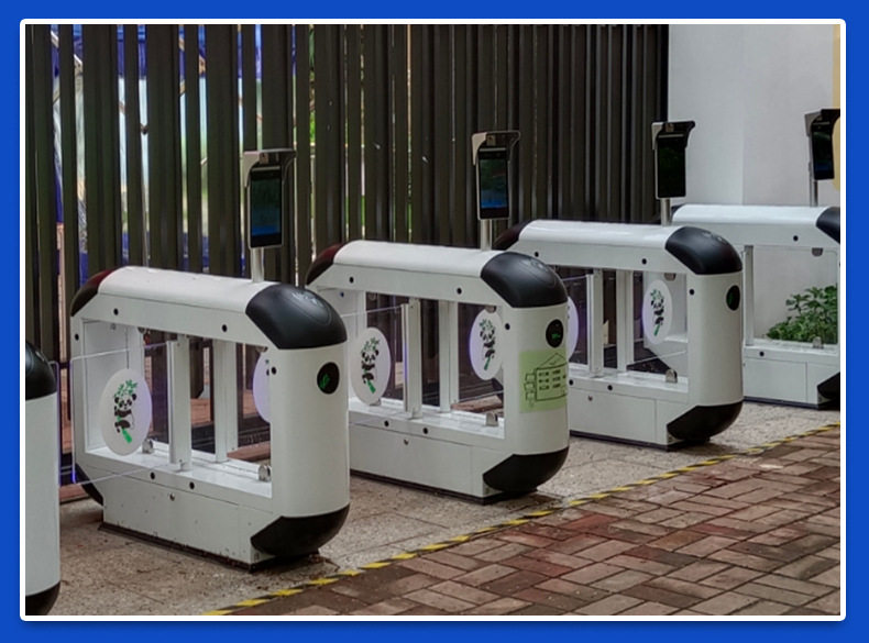 熊猫摆闸人行通道闸人脸识别闸机幼儿园摆闸校园系统