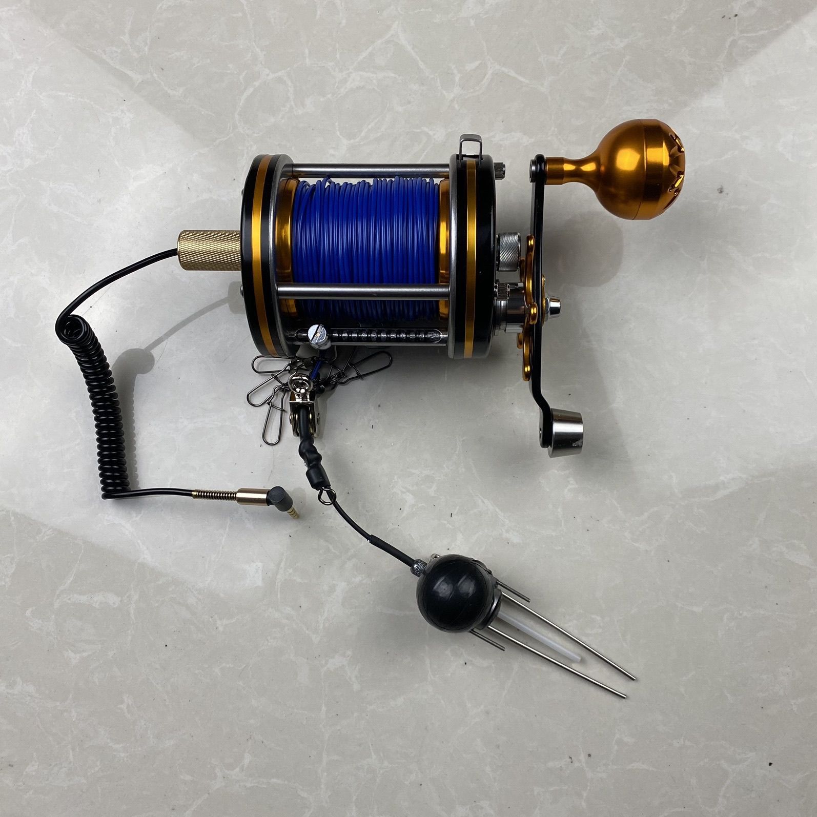 【】可视锚鱼套装明洋鼓轮配件高清浑水高灯摄像头探鱼器神器批发