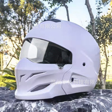 国产蝎子头盔3C认证摩托车战士组合头盔机车网红男女款安全头盔
