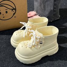 增高软底雨鞋女2025夏季新款两穿加厚舒适户外防滑防臭凉拖鞋女款