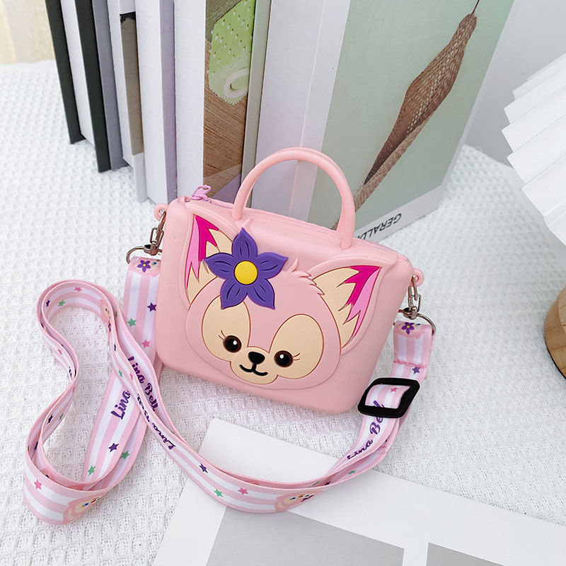 Lingna Beier Children's Bag Female 2021 New Western Style Little Princess Girl Cute Crossbody Bag Little Girl Internet Celebrity