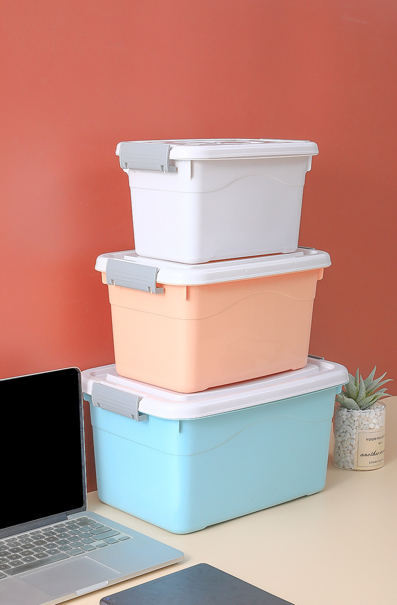 塑料收纳盒内衣内裤整理箱三件套收纳箱