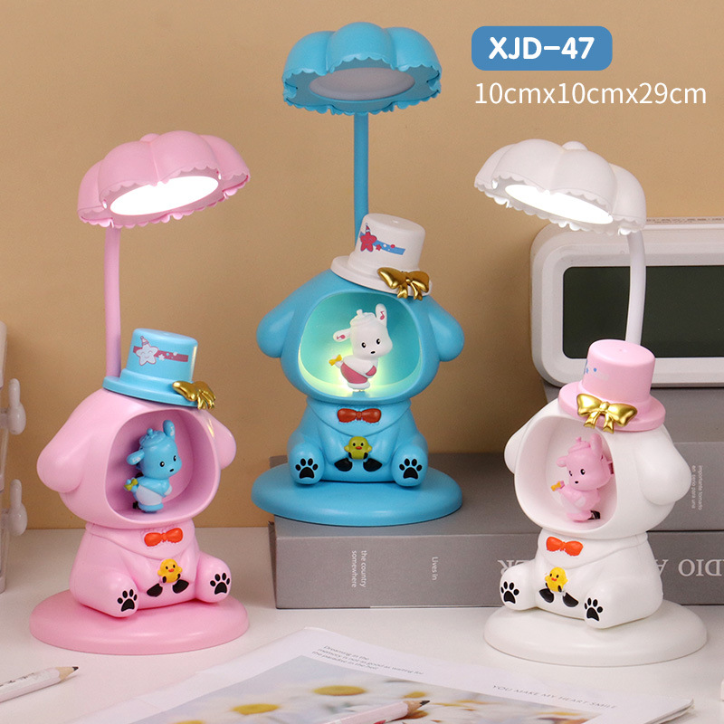 Foreign Trade Sanrio Space Capsule Clow M Table Lamp Led Cartoon Desktop Charging Doll Ornaments Children Small Night Lamp