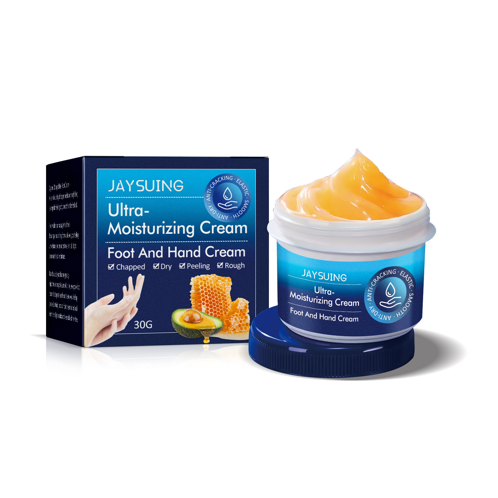 Jaysuing Anti-Cracking Repair Hand Cream Moisturizing Exfoliating Skin Improve Cracking Rough Skin Hydrating Hand Cream