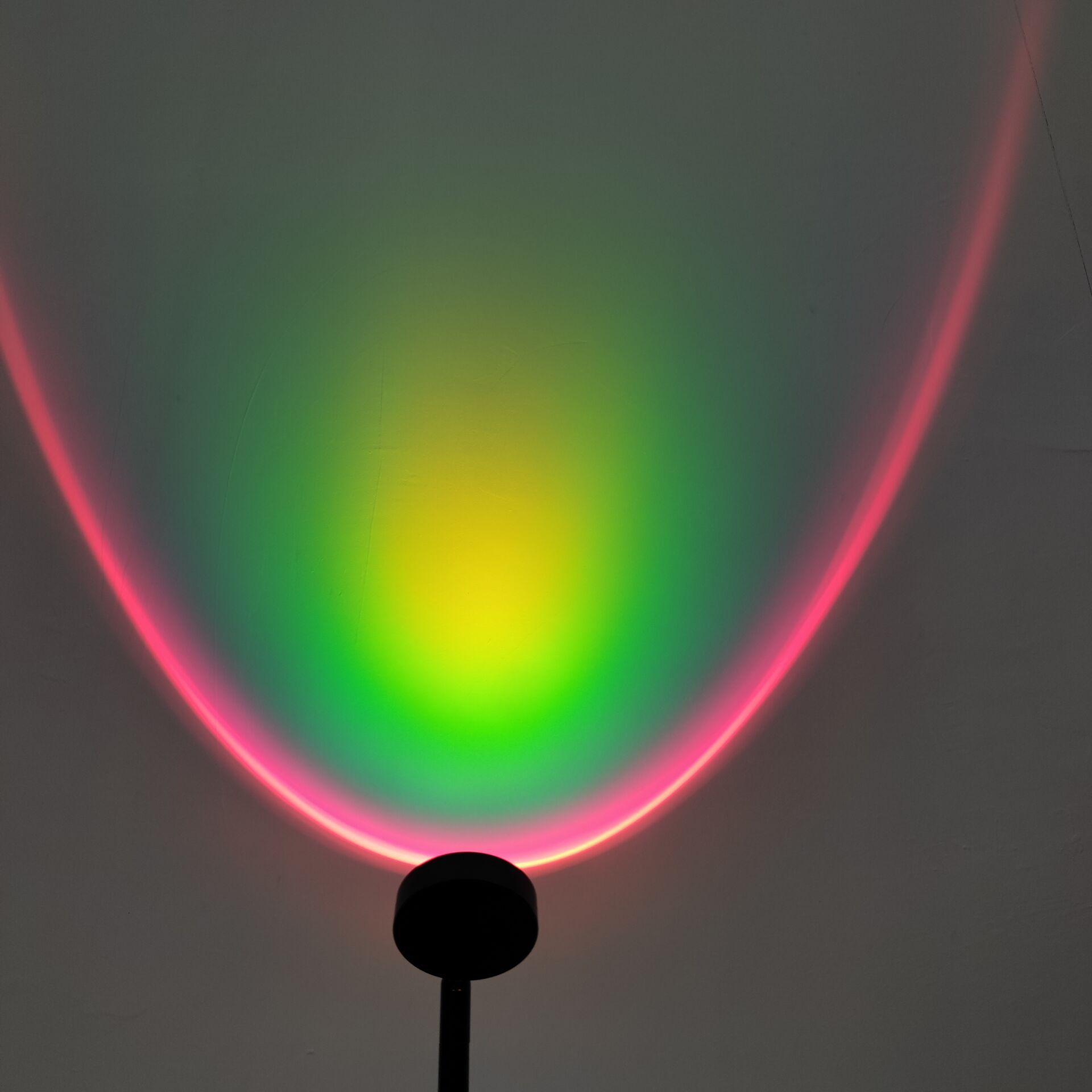 跨境网红夕阳灯 usb插电网红直播背景落日台灯拍摄投影氛围日落灯