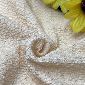 秋冬款针织提花布肌理针织面料185克楼梯条提花布料针织布料梭织