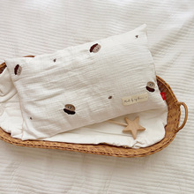 A947ins可爱儿童枕头枕芯1-3-6岁纯棉纱布宝宝30×50cm小学生护颈