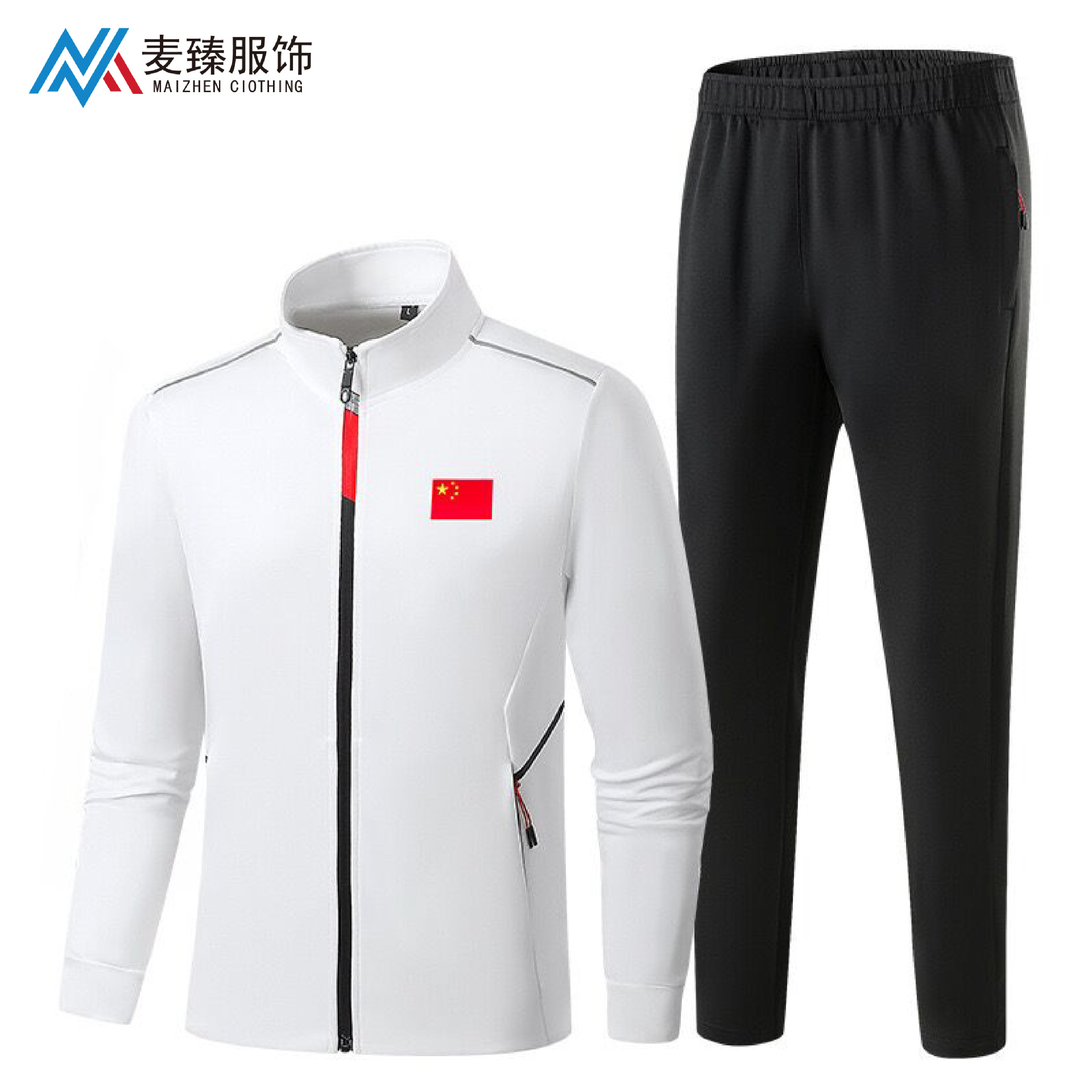 中国队运动服春秋套装运动会班服领奖服跆拳道训练团体服出场服