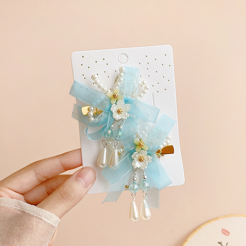 Girl Antique Hair Accessories Little Girl Tassel Buyao Barrettes Baby Han Chinese Costume Costume Headdress Girl Chinese Style Hairpin