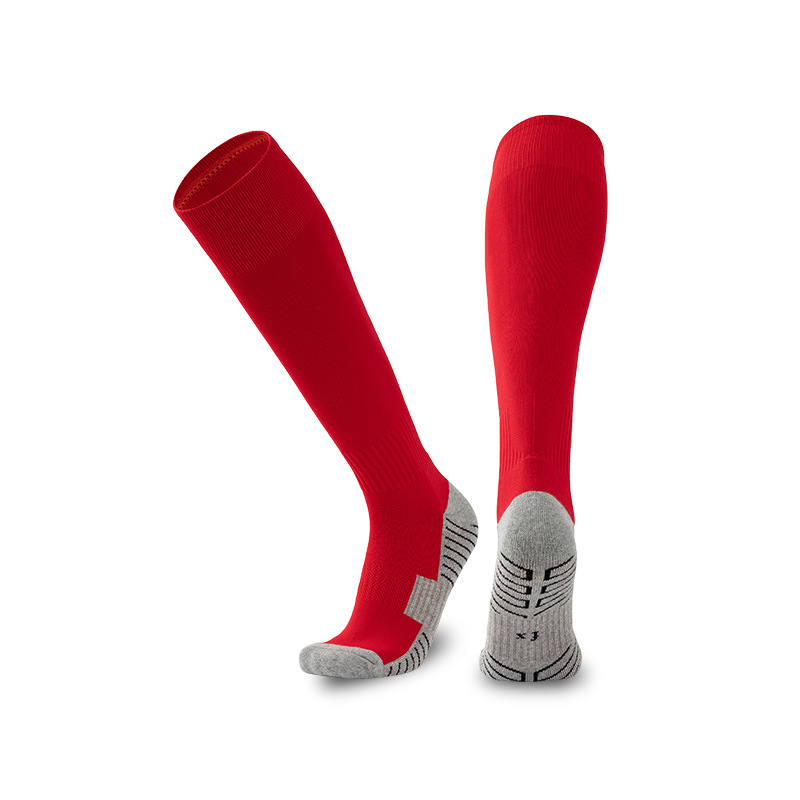 Customized Soccer Socks Outdoor Sports Socks Non-Slip Towel Bottom Breathable Sweat Absorbing Men's Football Sports Socks Wholesale