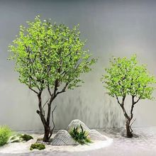 仿真吊钟树日本大型绿植室内设计橱窗马醉木北欧nis风装饰假树