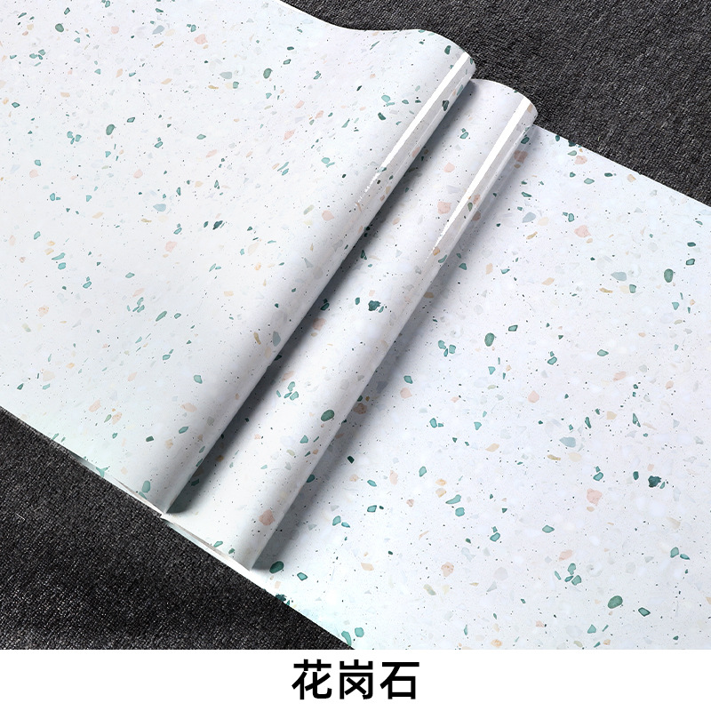 Kitchen Greaseproof Stickers Waterproof Marble Furniture Film Self-Adhesive Wallpaper Tile Stove Table Cabinet Protective Film