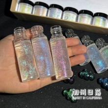 加州日落粉 进口不沉底悬浮粉 星空粉 钻石星空变色粉 晶钻粉批发