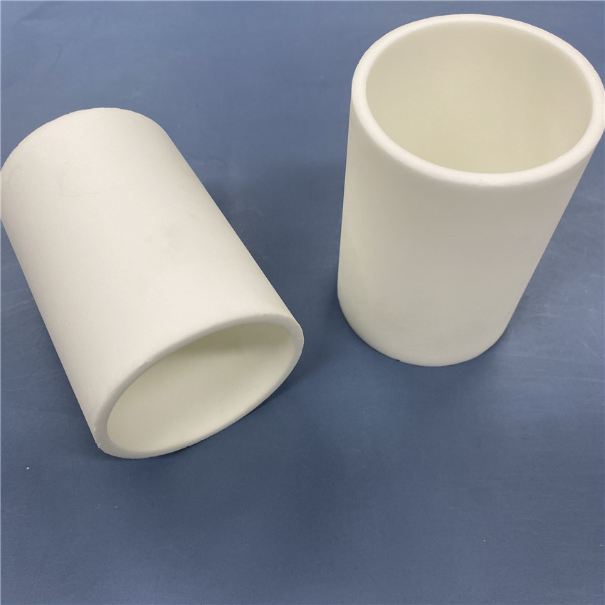 耐温2000度熔炼铂贵金属用耐火氧化镁陶瓷坩埚70x100mm