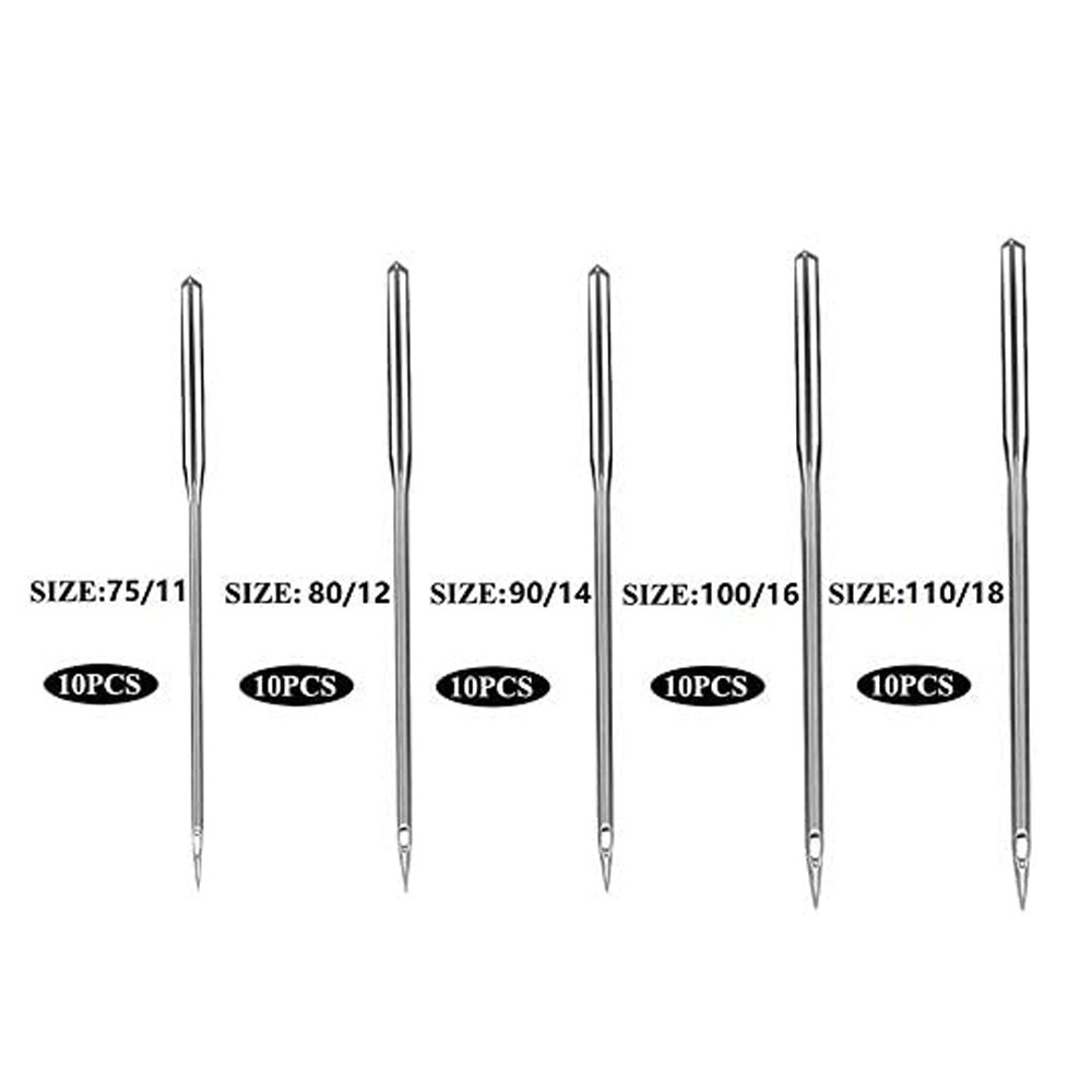 淏汇50pcs装 家用缝纫机针缝纫机针平缝机针平车针厂家批发h0020