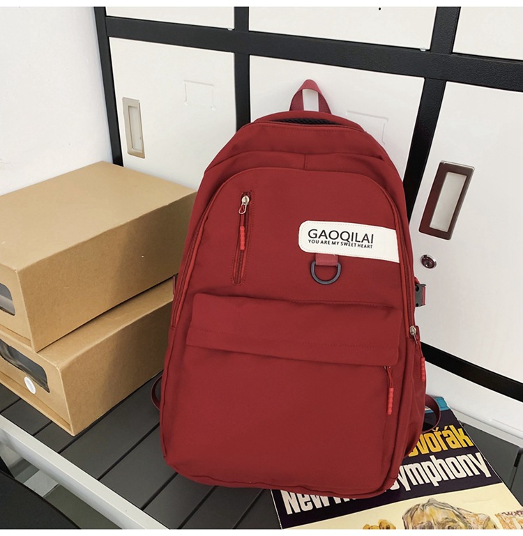 New Trendy Fashion Backpack Men's and Women's Early High School Student Schoolbag Computer Backpack