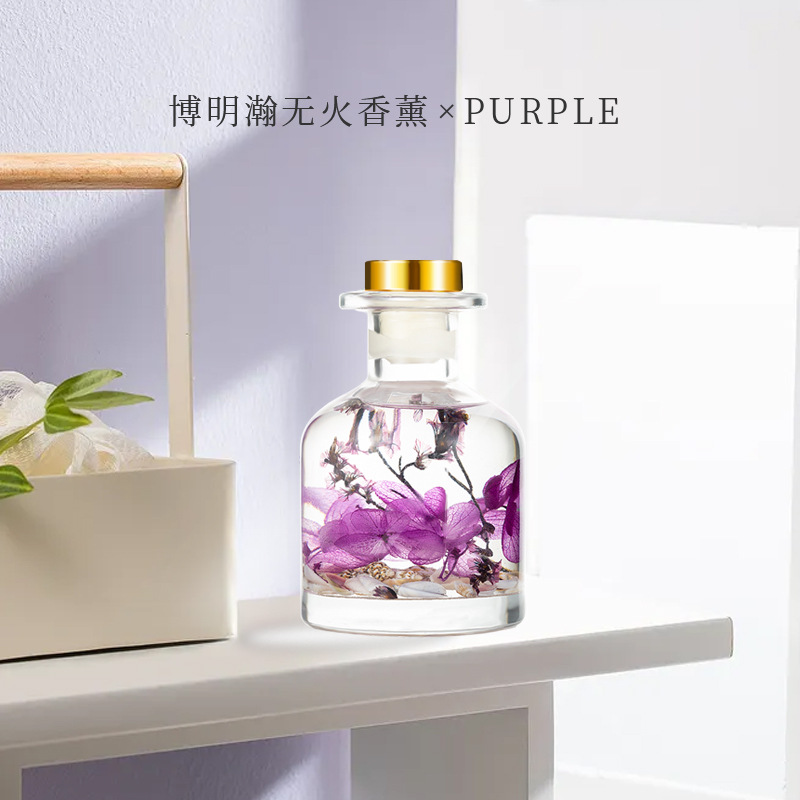 Household Indoor Toilet Deodorant Aromatherapy Bottle Dried Flower Air Freshing Agent Bedroom Lasting Fragrance Reed Diffuser Essential Oil