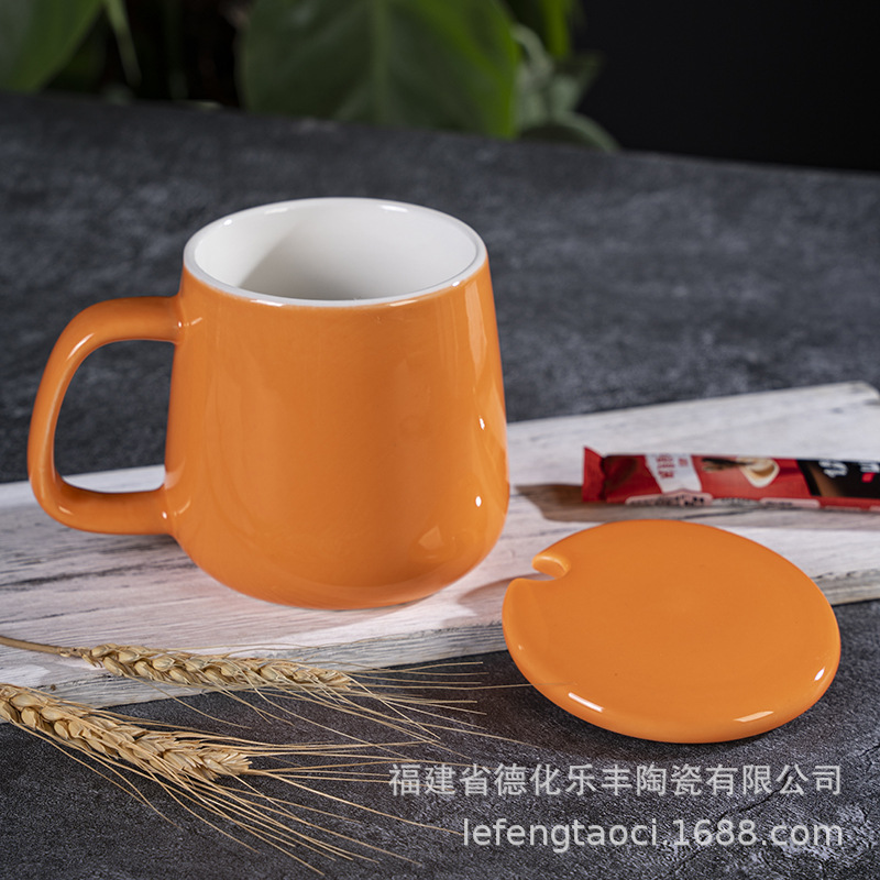 Source Factory Mug Large Capacity Ceramic Cup Color Glaze Big Belly Cup Coffee Cup Gift Wholesale Printed Logo