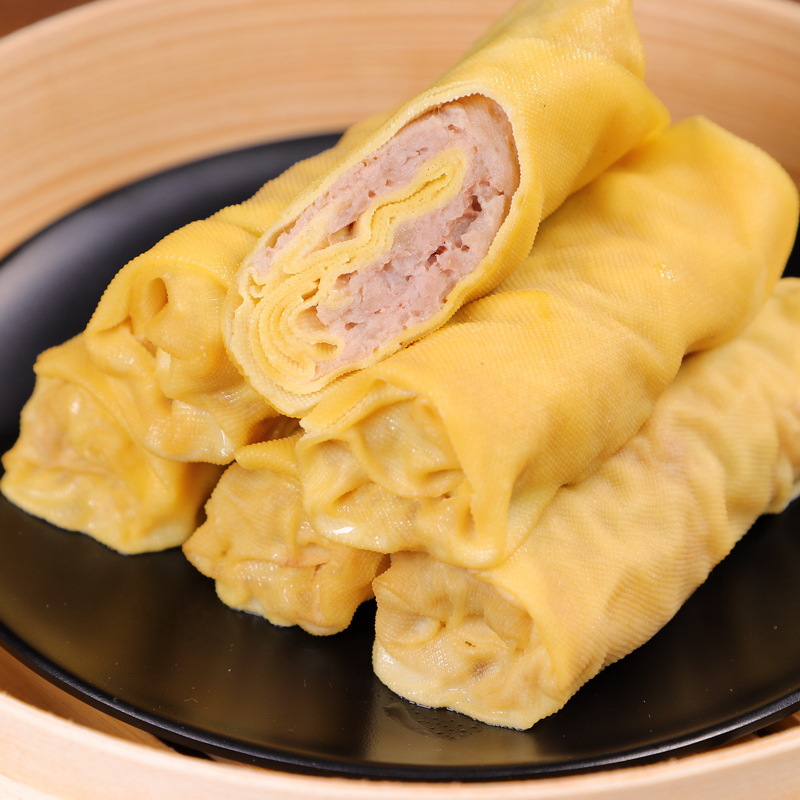 关东煮鲜肉百叶包肉豆捞火锅食材速冻千张包干豆腐皮串串冷冻食品