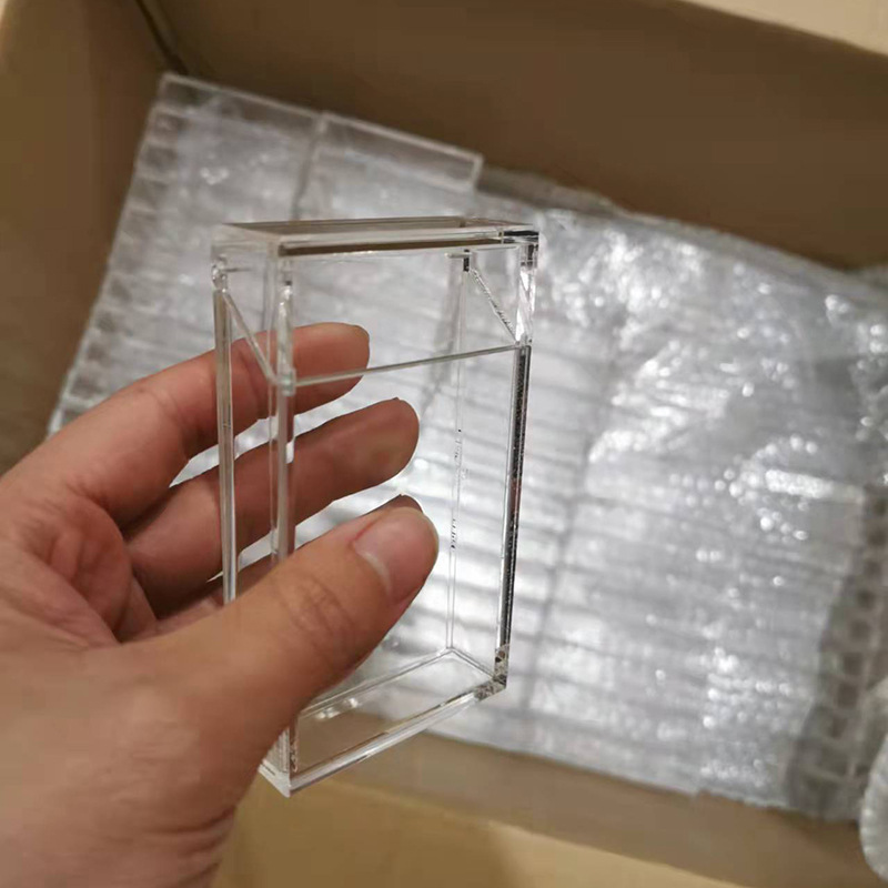 网红翻盖透明烟盒亚克力网红创意塑料香烟壳男20支装粗支女潮