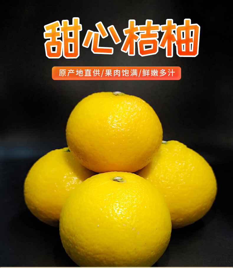 福建漳州桔柚 5斤新鲜西柚甜心柚当季水果橘子非砂糖橘一件代发