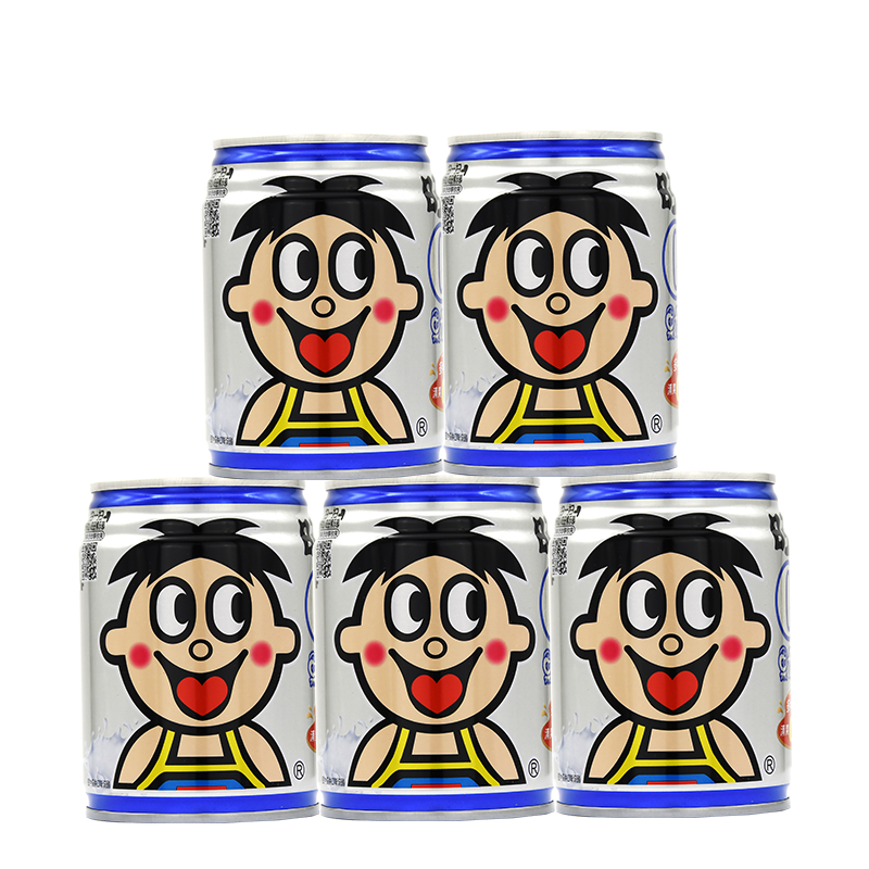 旺仔牛奶o泡果奶整箱245ml24罐装儿童早餐牛奶官方旗舰店同款