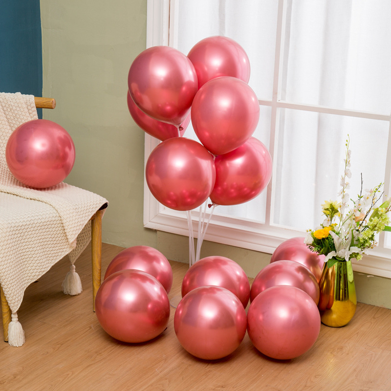 Shuai'an Metal Balloon Wholesale 5 10 12-Inch Wedding Scene Layout Birthday Party Rubber Balloons Decoration