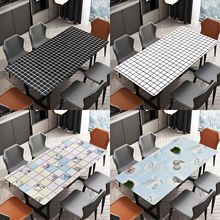 BH0D地板革桌布台布加厚PVC塑料炕革桌布长方形餐桌茶几垫正方形