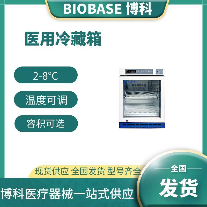 biobase博科50l迷你桌上型药品冷藏箱 2-8℃温度可调医用冷藏箱