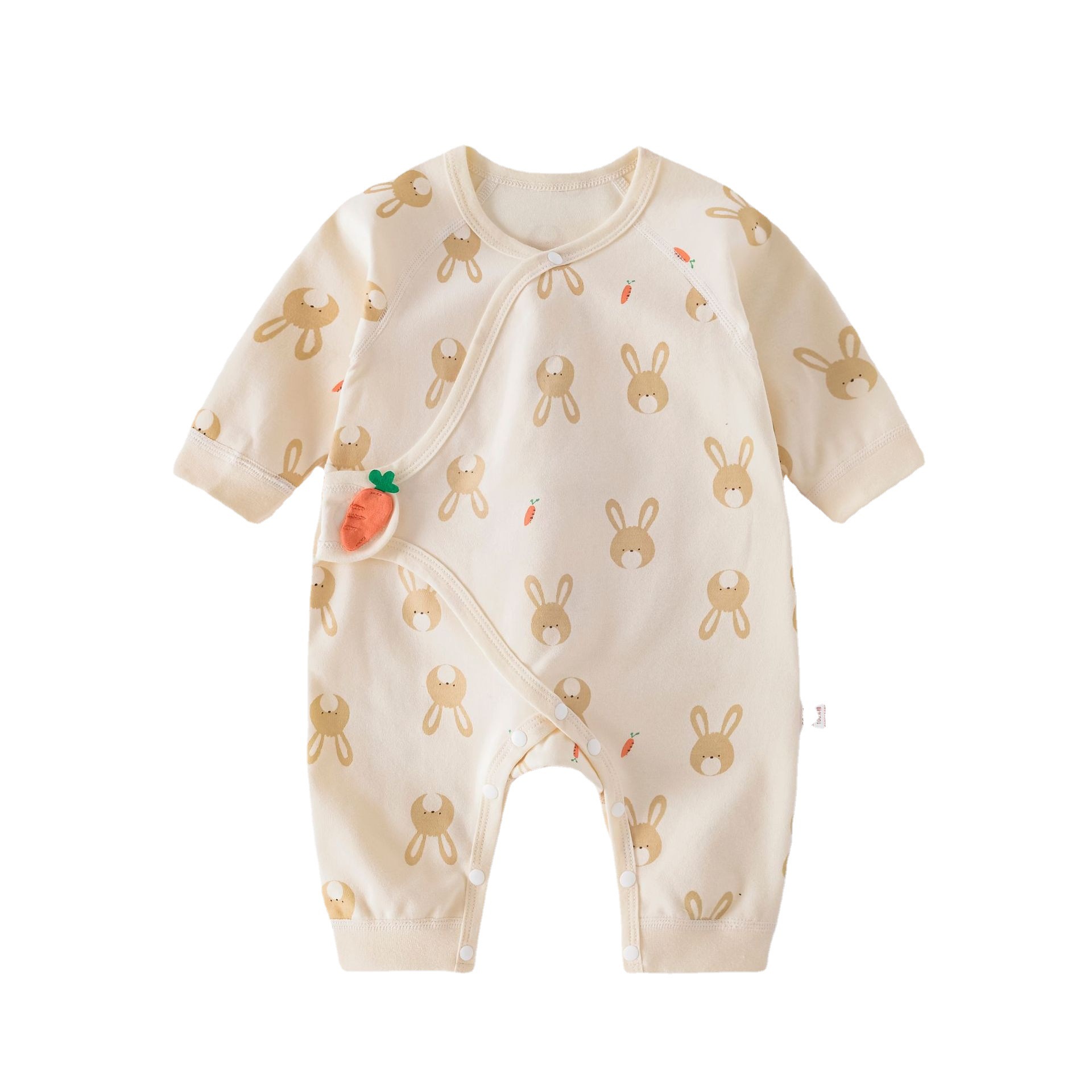 Baby Clothes Newborn Jumpsuit Baby Anyang Children's Clothing Romper Female Spring and Autumn Pure Cotton Class a Romper Air Conditioning Clothes