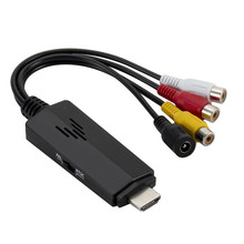 HD转CVBS高清转接线 HD to 3RCA AV Adapter 1080P