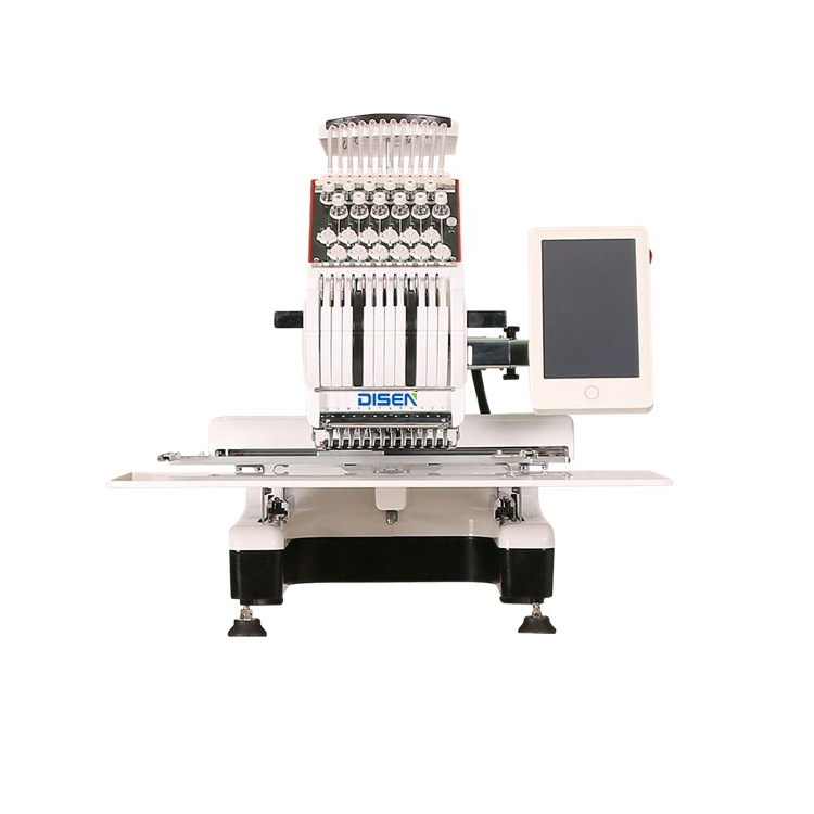 小型单头全自动电脑绣花机厂家 single head embroidery machine