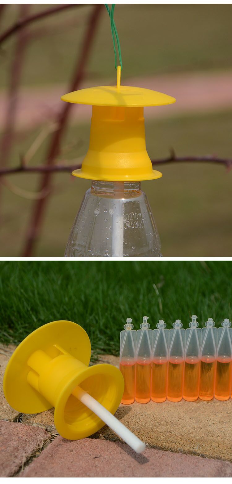 果蝇诱捕器果实蝇捕抓捉容器瓜果蔬菜花卉防虫诱虫性诱剂药水针蜂