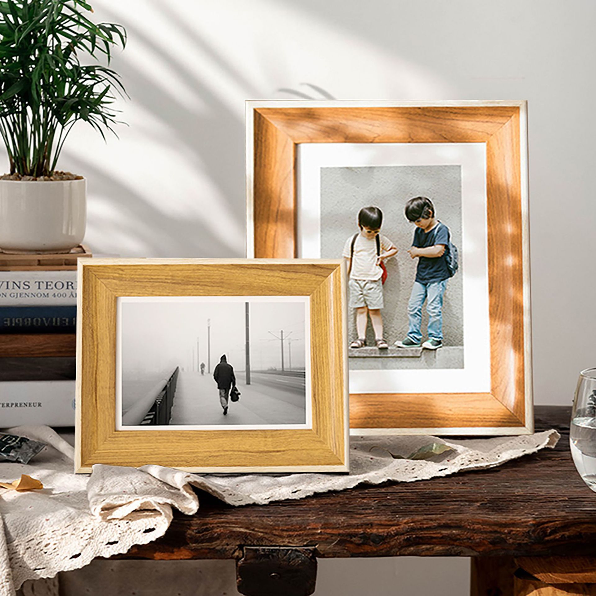 美式复古相框摆台创意5寸6寸7寸8寸10寸a4寸挂墙婚纱照片画框像框