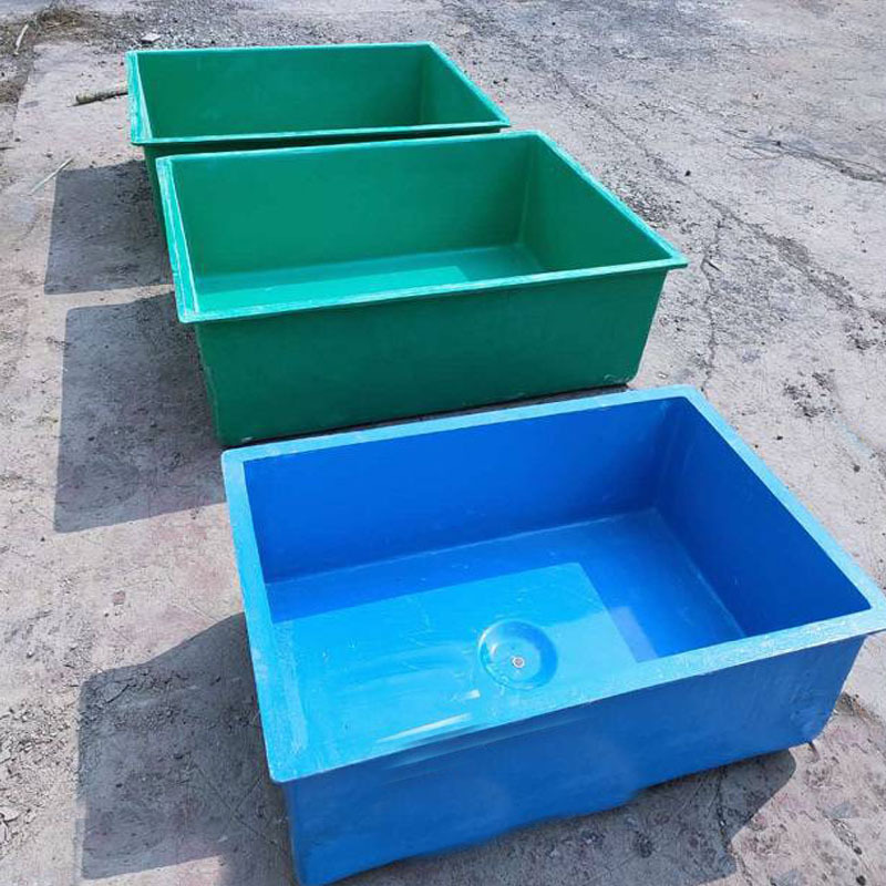 玻璃钢养殖槽 厂家大型养鱼池 海水养殖槽