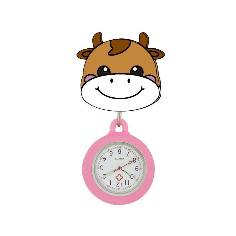 2021年新款护士表可拉伸易拉扣表卡通公仔可爱学生表手表厂家现货