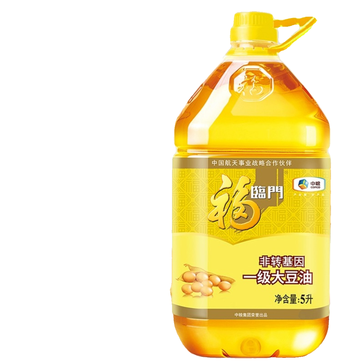 福临门大豆油食用油炒菜色拉油家庭桶装5l