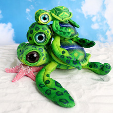 跨境仿真海龟公仔挂件可爱海洋动物毛绒玩具婚庆抛洒抓机娃娃玩偶