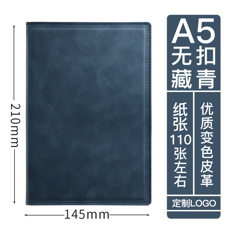 High-End A5 Small Batch Business Notebook Wholesale Buckle Diary Book B5 Simple Notepad Custom Logo