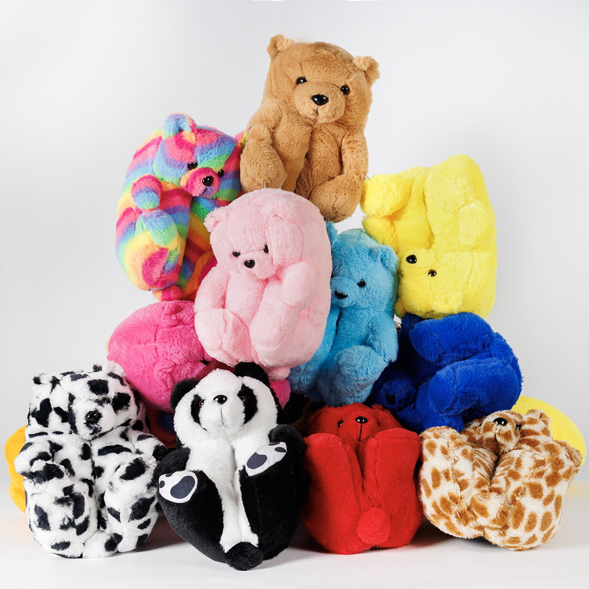 teddy bear slippers泰迪熊棉拖鞋保暖舒适可爱家居鞋小熊胖胖鞋