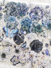 胶带分装|迷雾森林|人鱼小姐贝壳光pet镭射银人物女孩