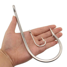 7PCS Tuna Fishing Hooks Stainless steel Big game Live bait跨